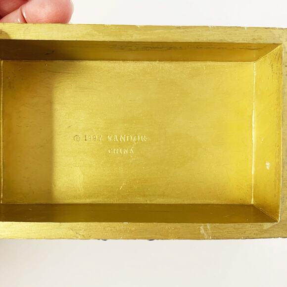 Vintage Vandor The Egyptian Collection Sphinx Trinket Box & Lid 1997 - Picture 6 of 9